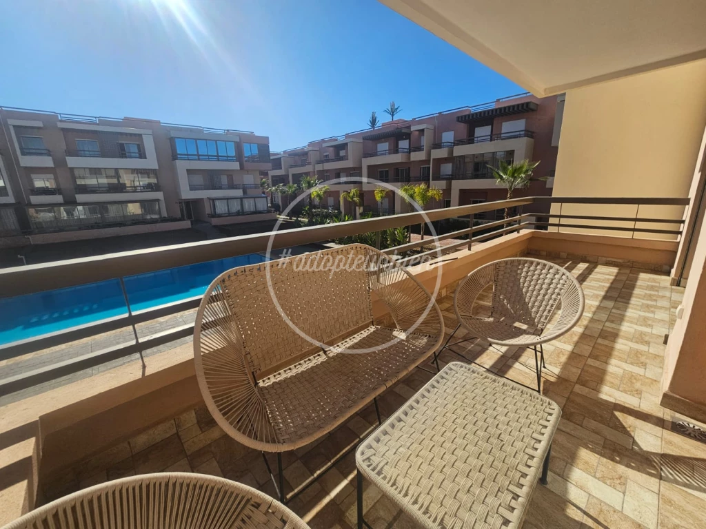 appartement meublé 2 chambres en location longue durée boulevard mohamed 6