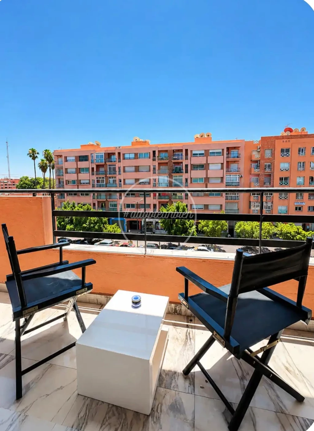appartement traversant a vendre au cœur de gueliz marrakech